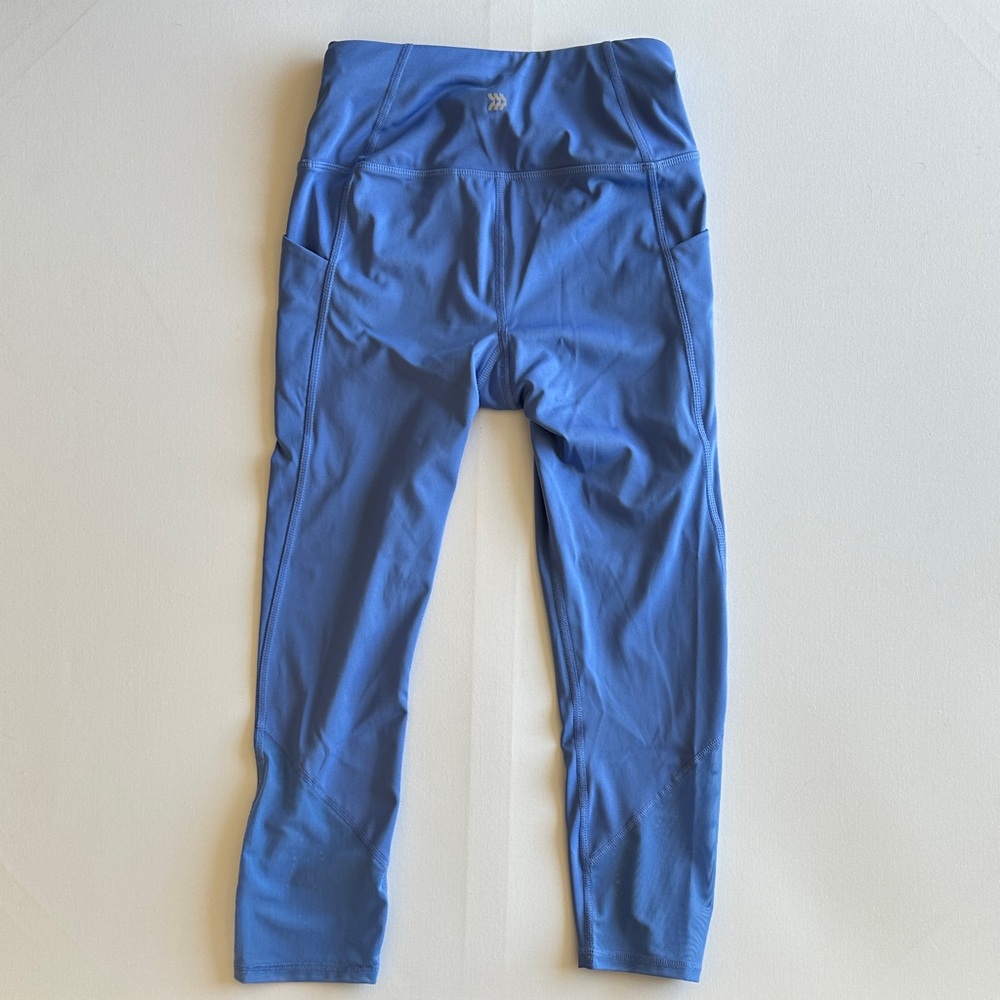 All In Motion Periwinkle Blue High Rise Leggings XS Activewear Pockets Ignite - Picture 2 of 10